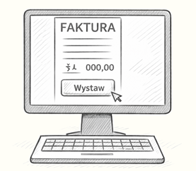 Ilustracja wystawiania faktur